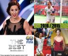 Carli Lloyd, mejor Jugadora Mundial del Año de la FIFA 2016, su segundo premio consecutivo (2016, 2015)