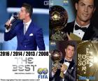 Cristiano Ronaldo, Premio The Best al jugador de la FIFA 2016, su cuarto premio (2016, 2014, 2013, 2008)