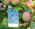 iPhone una manzana tecnologica! Los iPhone son una línea de teléfonos inteligentes diseñados y comercializados por Apple Inc.