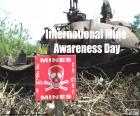 Día Internacional de información sobre el peligro de las minas y de asistencia para las actividades relativas a las minas, 4 de abril. Las minas y los restos explosivos de guerra constituyen una grave amenaza para la seguridad, la salud y la vida de la población local