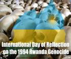 Día Internacional de Reflexión sobre el Genocidio cometido en Ruanda, 7 de abril. 