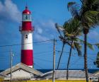 El faro de Itapuã está situado en la playa de Itapuã, Salvador de Bahia, Brasil. Construído em 1873