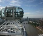 Vista de Londres desde lo alto del London Eye