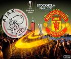 Ajax vs Manchester United. Final de la Europa League 2016-2017, 24 de mayo en el estadio Friends Arena de Estocolmo (Suecia)