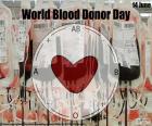 Día Mundial del Donante de Sangre, 14 de junio. Agradecimiento hacia los donantes de sangre de todo el mundo