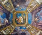 Pintura de una de las cúpulas del museo del Vaticano