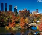 Central Park, uno de los parques urbanos más grandes del mundo y uno de los símbolos de Nueva York, Estados Unidos