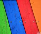 Maderas de varios colores