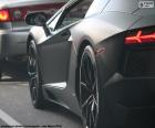 Imagen de automóvil de lujo un Lamborghini negro