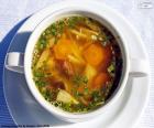 Una sopa caliente