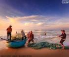 Pescadores en Vietnam