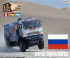 Eduard Nikolaev, Evgeny Yakovlev y Vladimir Rybakov campeones en camiones Dakar 2018, su tercer Dakar (2013, 2017, 2018)