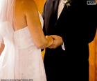 Pareja en su boda