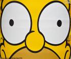 Rompecabezas de los grandes ojos de Homer Simpson