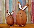 Figuras de conejos de Pascua