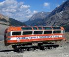 Un autocar de nieve es un vehículo especializado de transporte de pasajeros, diseñado para operar sobre nieve o hielo, Campo de hielo Columbia