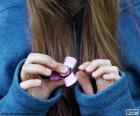 Chica con un Spinner