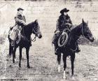 Dos mujeres cowboy