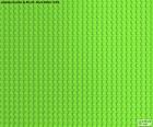 Tablero de Lego verde