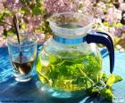 Té de menta fresca