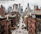 Vista calle de Manhattan