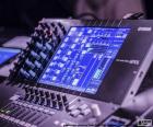 Mesa de mezclas de audio