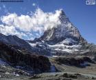 El monte Cervino, Suiza e Italia