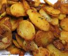 Patatas fritas en rodajas