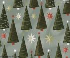Árboles de Navidad y estrellas