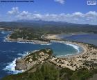 La bahía de Voidokilia, paisaje excepcional y uno de los lugares más bellos y sorprendentes del Mar Jónico, Grecia