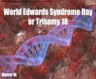 Día Mundial del Síndrome de Edwards o Trisomía 18