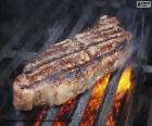 Entrecot a la barbacoa