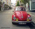 Volkswagen Escarabajo rojo