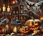 Escena de Halloween