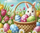 Colorida imagen de Pascua