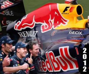 Puzzle de Red Bull Campeón del Mundo de Constructores de la FIA 2012