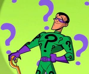 Puzzle de Riddler, el Acertijo o Enigma es un supervillano obsesionado con los acertijos y un enemigo de Batman