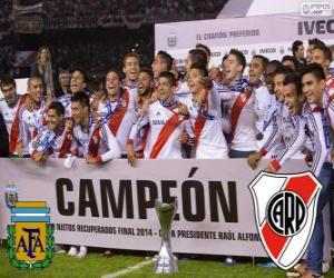 Puzzle de River Plate, campeón Torneo Final Argentina 2014