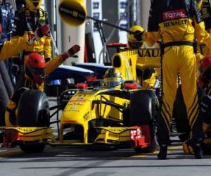 Puzzle de Robert Kubica - Renault - Bahrain 2010