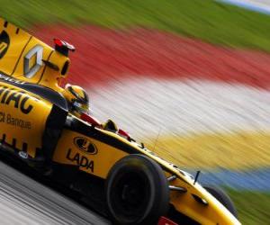 Puzzle de Robert Kubica - Renault - Sepang 2010