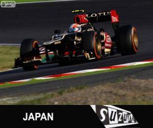 Puzzle de Romain Grosjean - Lotus - Gran Premio de Japón 2013, 3er Clasificado