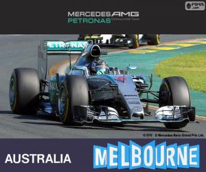 Puzzle de Rosberg G.P Australia 2015