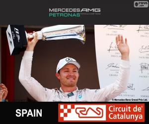 Puzzle de Rosberg G.P España 2015