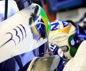 Puzzle de Rubens Barrichello - Williams - Spa-Francorchamps 2010