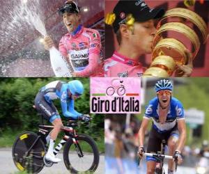 Puzzle de Ryder Hesjedal, campeón del Giro de Italia 2012