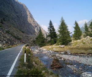Puzzle de Río, carretera de montaña