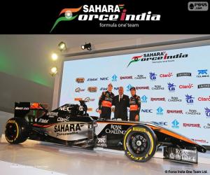 Puzzle de Sahara Force India F1 team 2015