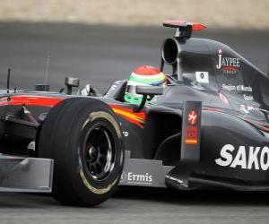 Puzzle de Sakon Yamamoto - HRT - Hockenheim 2010