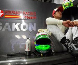 Puzzle de Sakon Yamamoto - HRT - Suzuka 2010