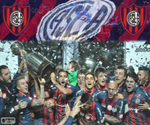 Puzzle de San Lorenzo de Almagro, campeón de la Copa Libertadores 2014